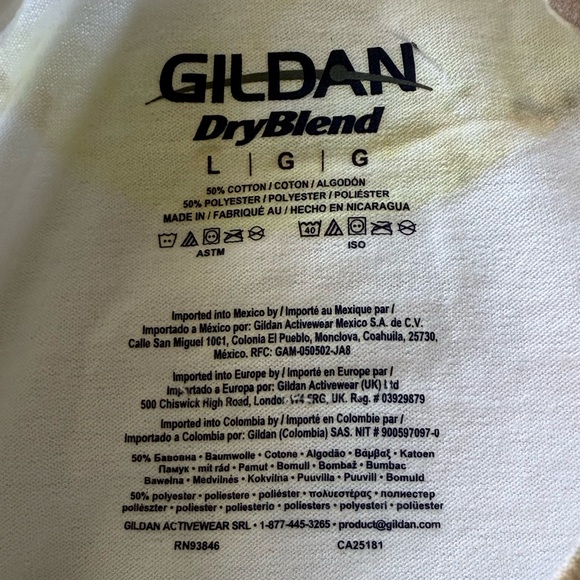 Donuts w/sprinkles, glazed etc. Themed Unisex White T-Shirt Size L - Picture 6 of 8